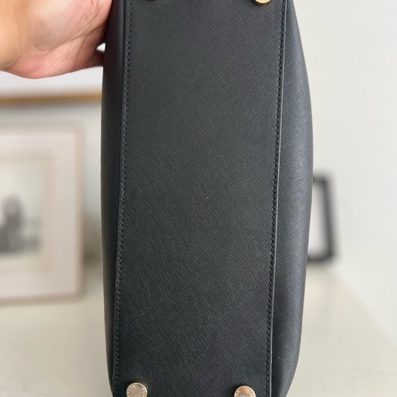 Michael Kors Black Saffiano Satchel with Gold Hardware - Picture 5 of 5